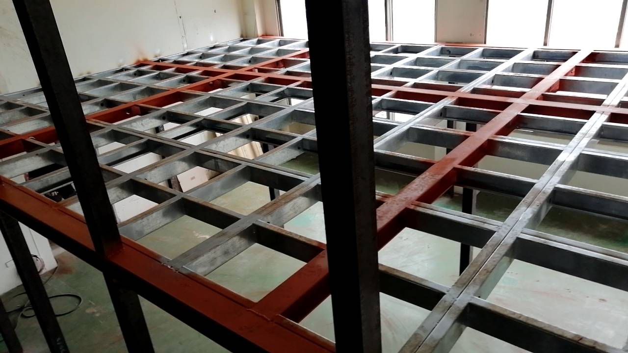 新北夾層樓板方管鋪設